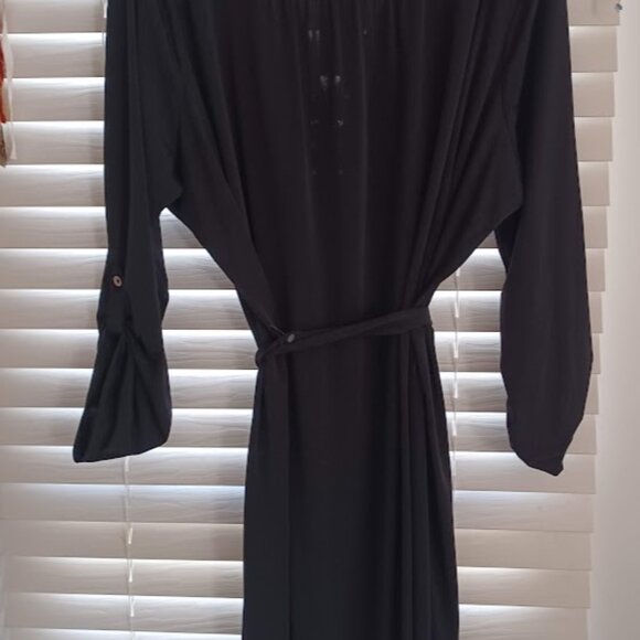 Michael Michael Kors Women’s Plus 3X Black Chain Lace-Up Dress NWT $130 - Picture 9 of 10